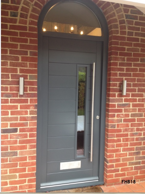 contemporary door arched frame