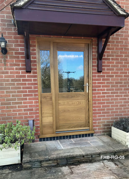 contemporary style door and frame bespoke