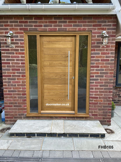 contemporary front door oak