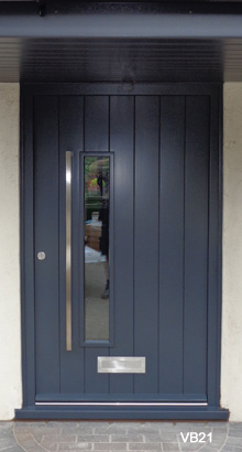 contemporary vertical boarded doors