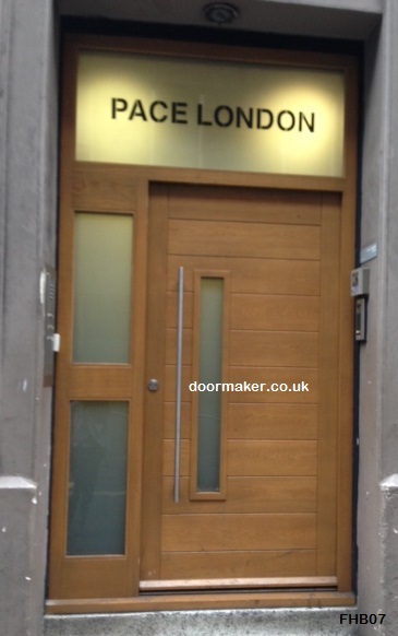 contemporary door split side london