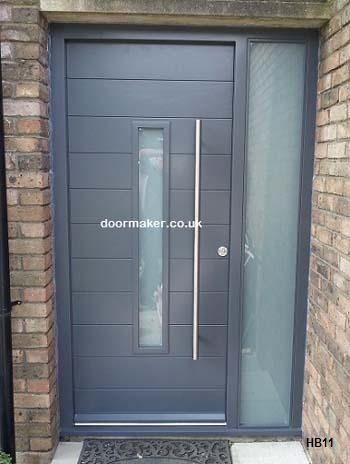 grey contemporary hb door and frame