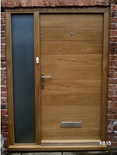 contemporary front door european oak