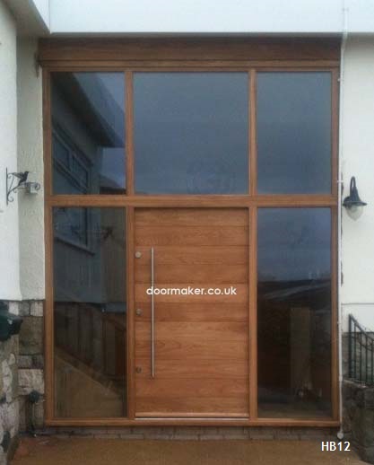 european oak contemporary doors