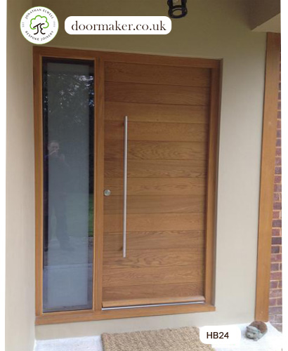 contemporary front doors horizontal boards
