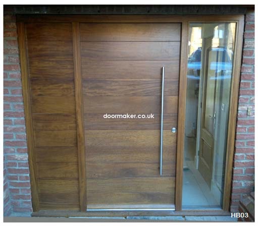 contemporary front doors iroko