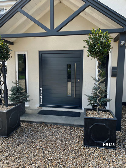 anthracite contemporary front doors